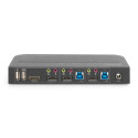 Digitus KVM-lüliti, 2-porti, 4K60Hz, 2 x DP sisend, 1 x DP/HDMI väljund