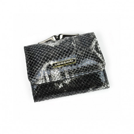 Wallet Lorenti 55287-MSN RFID - Black - Silver