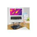AWEI X46 pöörlev lauakinnitus kuni 16" sülearvutile must|must