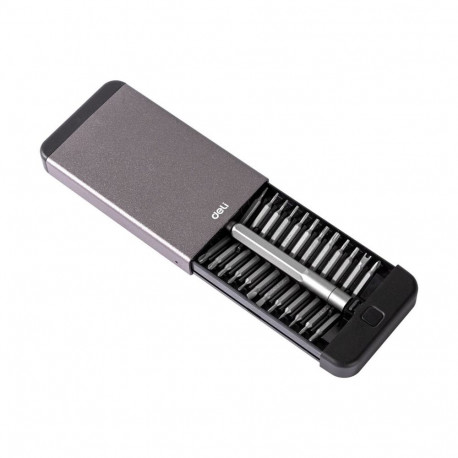 Deli Tools EDL3525 täppiskruvikeerajate komplekt 25 tk