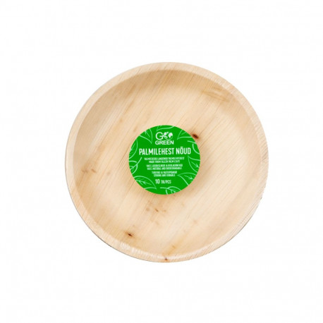 Palmilehest taldrikud Ø 23 cm 10 tk.