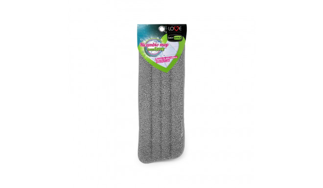 Replaceable microfibre cloth for floor brush with sprayer 40cm