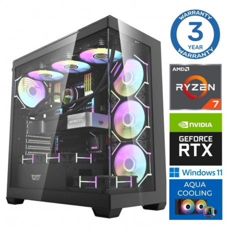 INTOP AQUA Ryzen 7 7700X 64GB DDR5 1TB SSD M.2 NVME+2TB RTX5070Ti 16GB
 WIN11