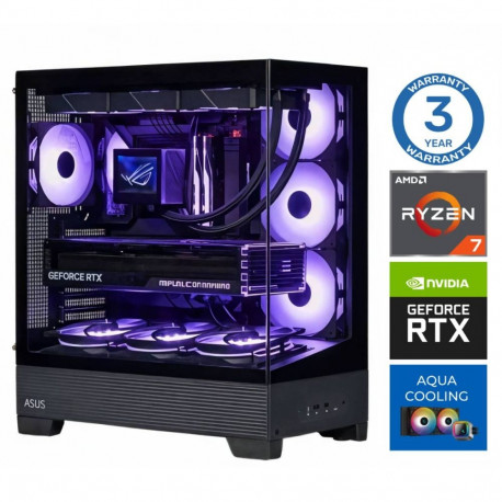 INTOP AQUA Ryzen 7 8700F 16GB DDR5 1TB SSD M.2 NVME+2TB RTX5060Ti 8GB no-OS