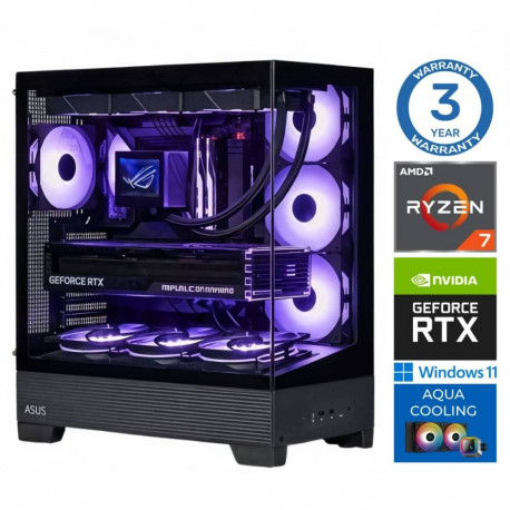 INTOP AQUA Ryzen 7 8700F 16GB DDR5 1TB SSD M.2 NVME+2TB RTX5070Ti 16GB
 WIN11Pro