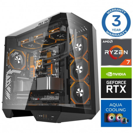 INTOP AQUA Ryzen 7 8700F 64GB DDR5 1TB SSD M.2 NVME+2TB RTX5070Ti 16GB
 no-OS