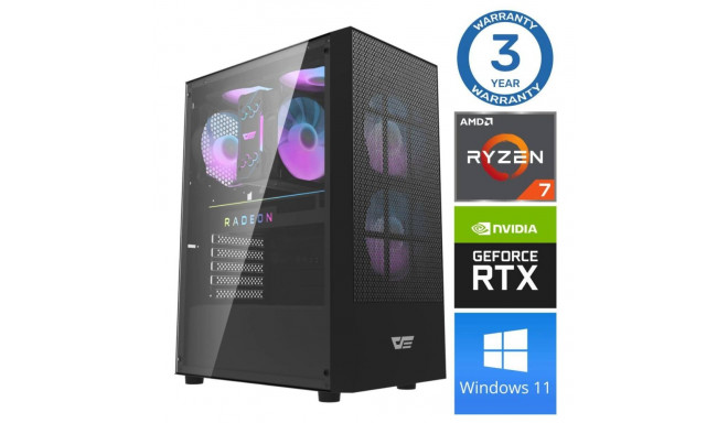 INTOP Ryzen 7 8700F 32GB DDR5 500SSD M.2 NVME RTX4060 8GB WIN11Pro