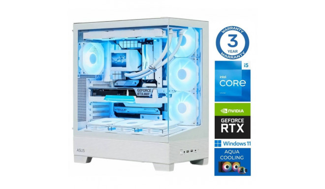 INTOP AQUA i5-14400F 64GB DDR5 1TB SSD M.2 NVME+2TB RTX5060Ti 8GB WIN11Pro
