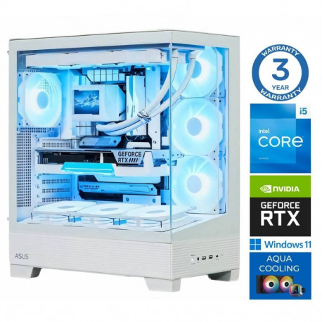 INTOP AQUA i5-14400F 32GB DDR5 1TB SSD M.2 NVME RTX5060Ti 8GB WIN11