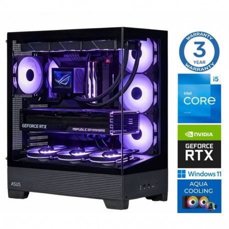INTOP AQUA i5-14400F 32GB DDR5 1TB SSD M.2 NVME RTX5060Ti 8GB WIN11