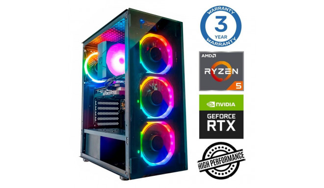 INTOP Ryzen 5 9600X 16GB DDR5 1TB SSD M.2 NVME+2TB RTX5060Ti 8GB no-OS