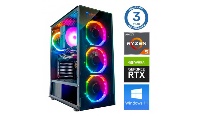 INTOP Ryzen 5 7600X 32GB DDR5 1TB SSD M.2 NVME RTX5060Ti 8GB WIN11Pro
