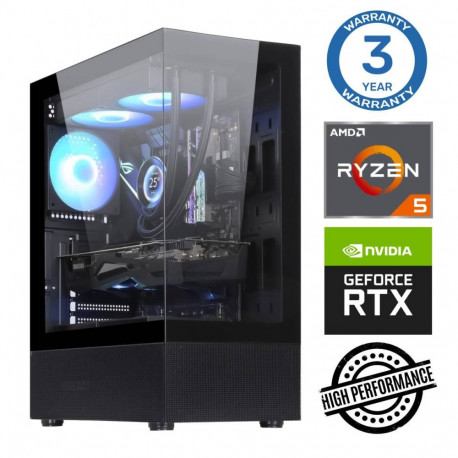 INTOP Ryzen 5 9600X 32GB DDR5 500SSD M.2 NVME RTX5060Ti 8GB no-OS
