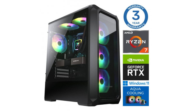 INTOP AQUA Ryzen 7 7700X 64GB DDR5 2TB SSD M.2 NVME+2TB RTX5060Ti 8GB WIN11