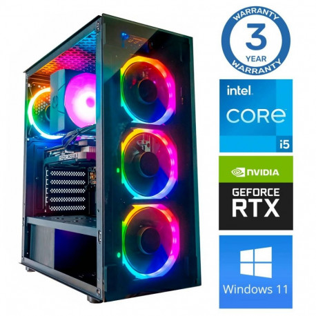 INTOP i5-12400F 32GB 1TB SSD M.2 NVME RTX5060 8GB WIN11Pro