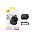 Avatud kõrvaklapid True Wireless Bluetooth 5.4 kõrvaklapid Bass 15 Clip koos laadimiskohvriga, musta