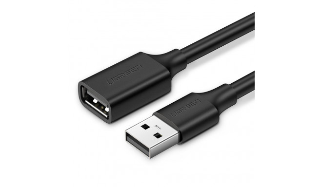 Kaablipikendus USB AM - AF 3m must US103 UGREEN
