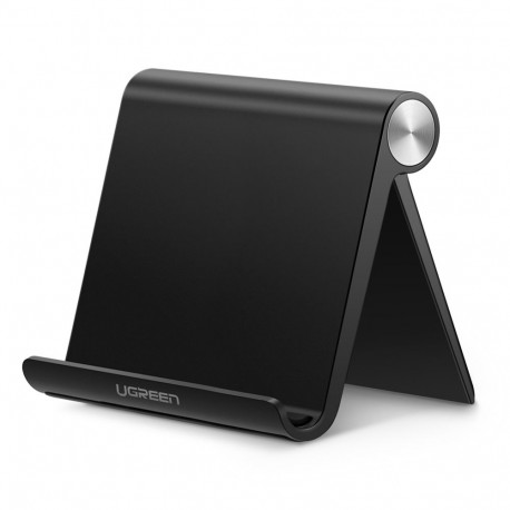 Multi-angle Adjustable Smartphone & Tablet Stand (up to 12"), Black