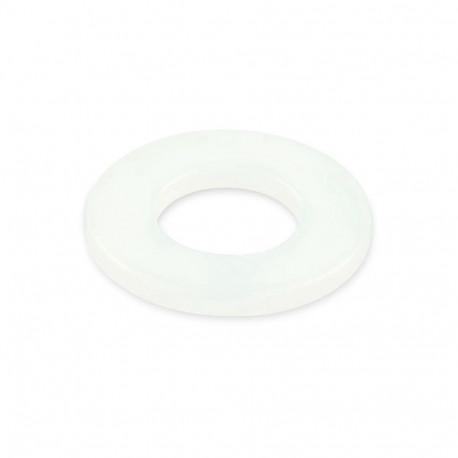 WASHER M10 PLASTIC WHITE DIN125/ 6PCS