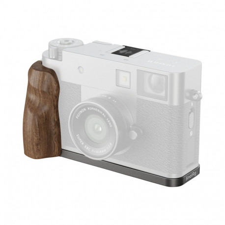 SmallRig 5394 L-Shaped Mount Plate with Wooden Handle for FUJIFILM X half Charcoal Silver
