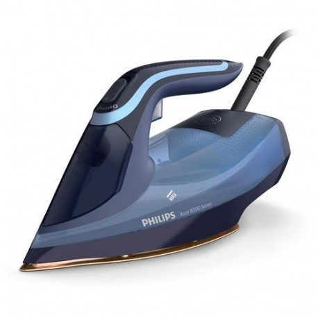 Philips DST8020/21 iron Steam iron SteamGlide Elite soleplate 3000 W Blue