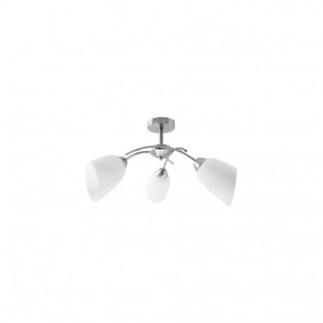 Activejet Classic chandelier pendant ceiling lamp NIKITA nickel triple 3xE27 for living room