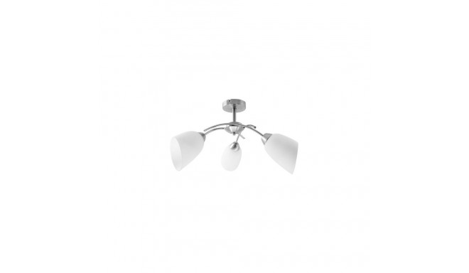 Activejet Classic chandelier pendant ceiling lamp NIKITA nickel triple 3xE27 for living room