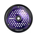 Ratas tõukerattale UNION Honeycomb Pro Scooter Wheel 110mm, must/polished purple Ratas tõukerattale UNION Honeycomb Pro Scooter Wheel 110mm, must/polished purple