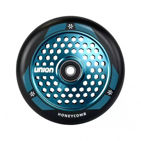 Ratas tõukerattale UNION Honeycomb Pro Scooter Wheel 110mm, must/polished teal