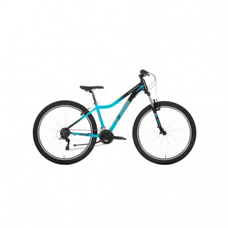 Noorte jalgratas TABOU Venom 1.0 W, 27,5" must-türkiis, 12-14 a