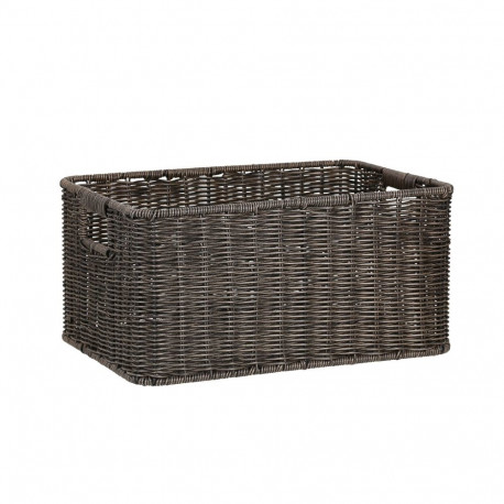 Basket BASILE 37x26xH18cm, dark