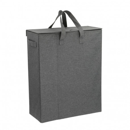 Laundry basket MAX DAY 46x26xH50cm, dark grey