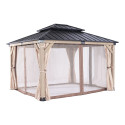 Mosquito nets for gazebo CEDAR 3x4m