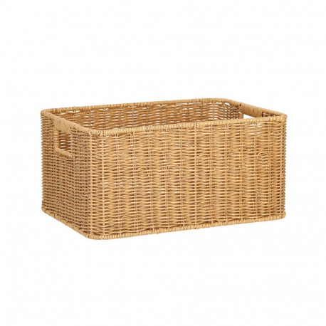 Korv BASILE 33x22xH17cm, helepruun