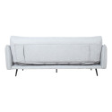 Sofa bed LANDER 3-seater, light grey