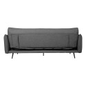 Sofa bed LANDER 3-seater, dark grey