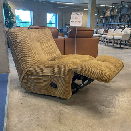 Recliner leisure chair WIN-WIN with manual mechanism, ginger
