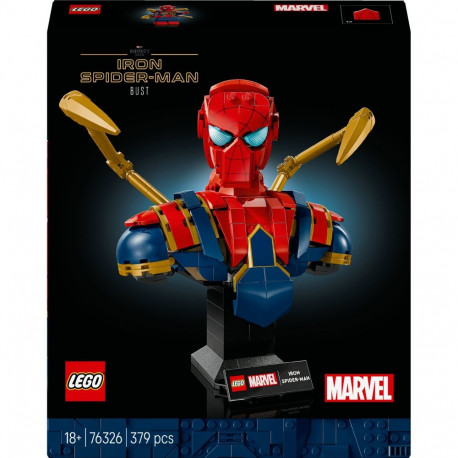 LEGO 76326 Marvel Iron Spider-Man Bust, construction toy