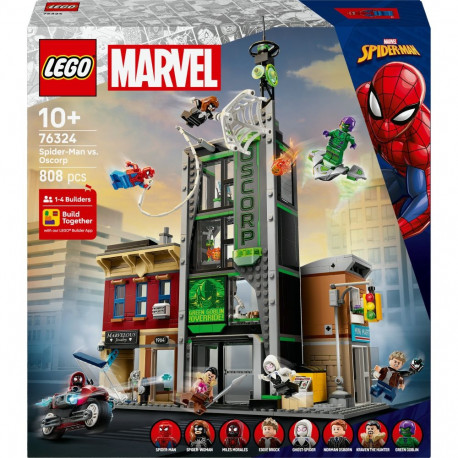 LEGO 76324 Marvel Super Heroes Spider-Man vs. Oscorp, construction toy