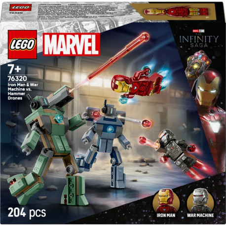 76320 Marvel Super Heroes Iron Man & War Machine vs. Hammer-Drohnen