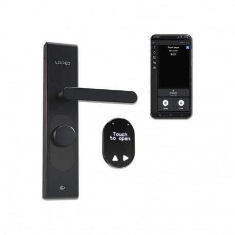 LOQED Smart Lock, elektronisches Türschloss (schwarz)