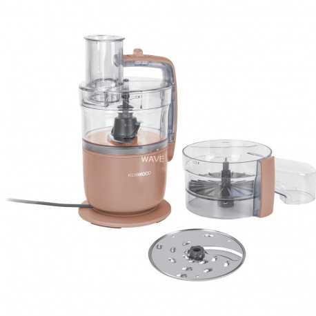 Kenwood MultiPro Go Food Processor - Terracotta (650 Watt, with 360° Express Serve)
