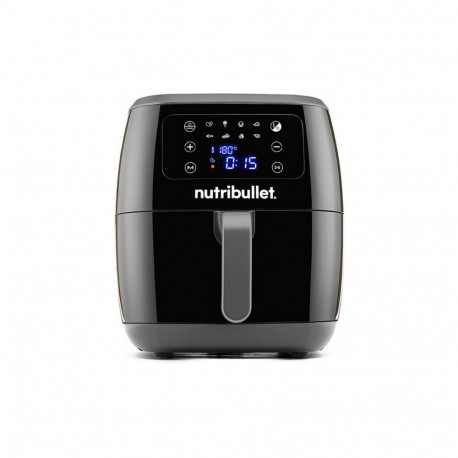 Heißluftfritteuse XXL Digital Air Fryer (schwarz/silber, 1.800 Watt, Korb 7 Liter)