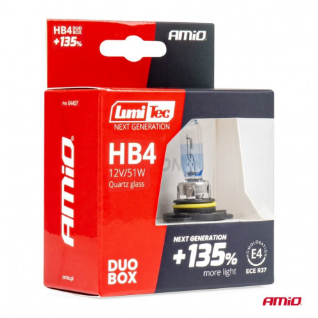 Halogeen pirn 2tk HB4 12V 51W +135%