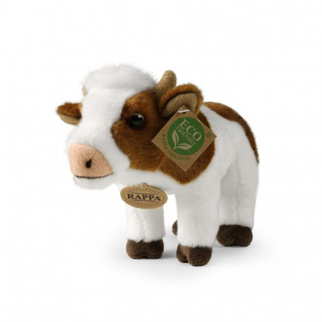 Rappa - Pluszowa realistyczna maskotka Krowa 23 cm Eco-Friendly