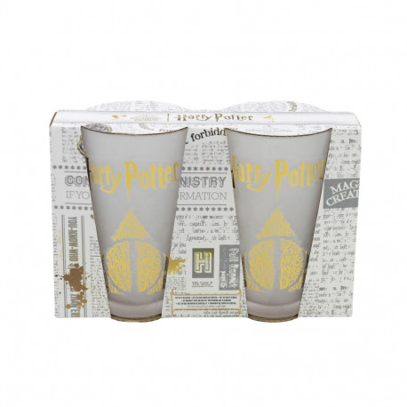 Harry Potter - Zestaw dwóch szklanek w ozdobnym pudełku z kolekcji Golden Magic 490 ml
