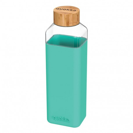 Quokka Storm - Butelka na wodę ze szkła 700 ml (Teal)