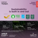 Lenovo Yoga Slim 7 14AKP10 14 WUXGA AMD Ryzen AI 5 340/16GB/512GB/AMD Radeon 840M/WIN11 Home/ENG tau