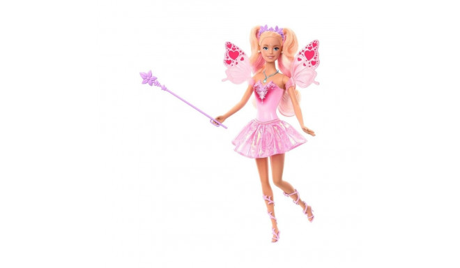 Barbie Mattel värvimuutev haldjanukk tiibadega (JCP76)