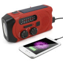 Denver SCR-2010 solar crank radio red